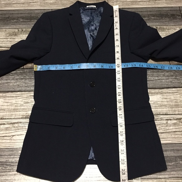 Joseph Abboud Blazer Jacket Kids Size 10 Blue 2 Button Polyester Blend - Picture 2 of 8